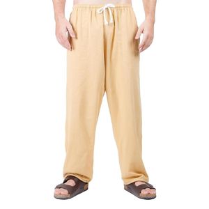 Pantalones Deportivos de Pierna Recta Color Borgoña para Hombre, Talla Grande, Felpa de Algodón Grueso, Cordón Ajustable, Pantalones Casuales - Product Image 4