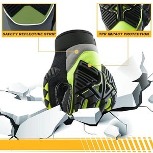Protective Leather Winter <b>Warm</b> Waterproof Non-Slip UV Protection Unisex Outdoor Construction <b>Working</b> Safety <b>Gloves</b> Full Finger - Product Image 2
