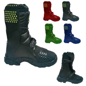 ถุงมือมอเตอร์ไซค์วิบากสำหรับผู้ชาย หนังผสมสแปนเด็กซ์/ใยไผ่ กันน้ำ กันลม ระบายอากาศ แห้งเร็ว ขนาดพิเศษสั่งทำได้ - Product Image 1