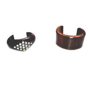 Pulseras de Madera Hechas a Mano, Regalo de Joyería para Damas, Brazalete Redondo de Madera Natural, Pulsera de Moda - Product Image 1