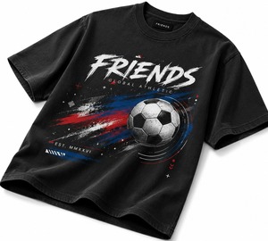 เสื้อยืดโอเวอร์ไซส์สีดำสำหรับผู้ชาย แขนสั้น ผ้าคอตตอนเจอร์ซีย์ สไตล์ลำลอง พิมพ์ลาย HD ด้านหน้า คอกลม ระบายอากาศได้ดี แห้งเร็ว ป้องกันรังสียูวี - Product Image 5