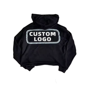 Sweat-shirt personnalisé pour femme, décontracté, hiver, coupe ample, avec poches, confortable, extensible, chaud, tendance, style streetwear, 100% coton, séchage rapide - Product Image 1