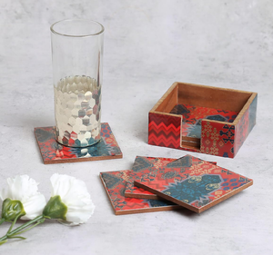 Posavasos de MDF con Diseño Elegante y Estampado en Esmalte, Posavasos Redondos de MDF de Primera Calidad para Bebidas - Product Image 5