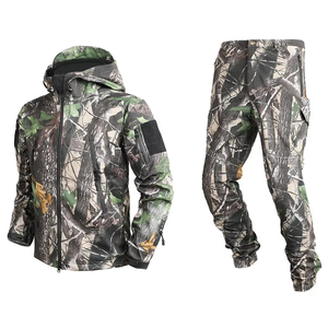 Trajes de Caza para Hombre, Ropa de Camuflaje para Caza y Senderismo de Invierno, Forro Polar Cortavientos Cálido de Alta Calidad - Product Image 1