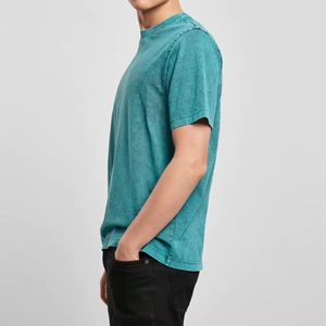 เสื้อยืดกราฟิกยูนิเซ็กซ์ลายวินเทจทรงโอเวอร์ไซส์ผ้าฝ้าย 100% ล้างสีแบบแอซิดวอช ดีไซน์ทันสมัยสำหรับผู้ชายและผู้หญิงใส่ในฤดูร้อน - Product Image 4
