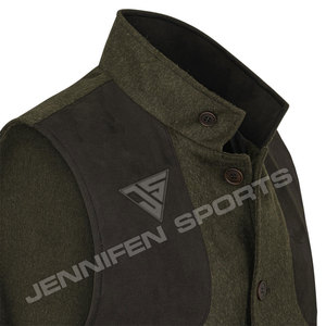 Chaleco Deportivo de Diseño Moderno, Cómodo, sin Mangas, Cuello en V, Liso, 100% Lana, Chaleco Utilitario de Caza para Hombre - Product Image 2