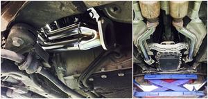 Colector de escape y tubo de bajada para Hyundai GENESIS Coupe 3.8T (año 2008~2016) / Colector de escape MAINTEC tipo Bolt-on de acero inoxidable - Product Image 5