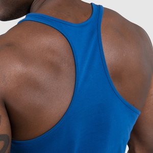 2026 Custom Logo Men's Fitness <b>Tank</b> <b>Top</b> Eco-Friendly Enzyme Wash Cotton <b>Sports</b> Muscle Bodybuilding Gym Running Singlet Printed - Product Image 5
