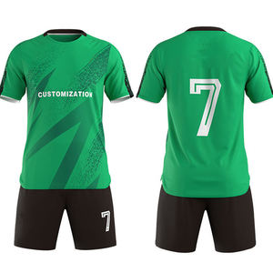 Conjunto de Camiseta de Fútbol Personalizada para Hombre, Naranja y Negro, Manga Corta, Cuello en V, Impresión Sublimada, Absorbe la Humedad, 100% Poliéster, Patrón 3D - Product Image 2