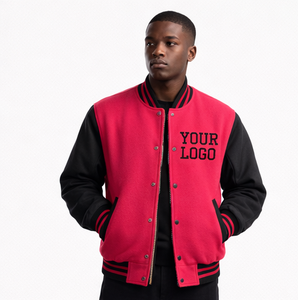 Custom Varsity <b>Jacket</b> Letterman Wool Body <b>Leather</b> Sleeves Baseball Varsity <b>Jacket</b> College Bomber <b>Jacket</b> For <b>Men</b> - Product Image 1