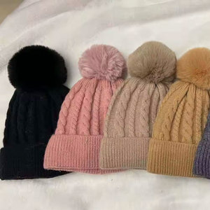 <b>Winter</b> Double Layer Thick Plain Customize Beanie Solid Beanies With Custom Logo inter Warm <b>Hats</b> Women <b>Men</b> Checkered Pattern - Product Image 5