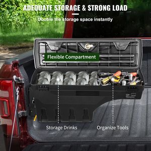 Cassetta Portaoggetti per Cassone del Camion con Coperchio Bloccabile, 6.6 Galloni/20 Litri, Impermeabile, in ABS, Organizzatore per Auto Compatibile - Product Image 5