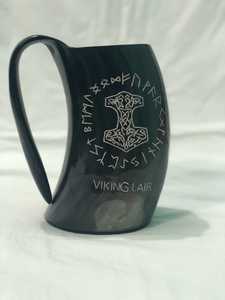 Taza de Cuerno de Lujo Ecológica Pulida a Mano, Forma Natural, Asa Ergonómica, Temática Animal, Tamaño Personalizado, Barra Premium de Uttar Pradesh - Product Image 6