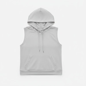 Sudadera con Capucha sin Mangas de Alto Rendimiento para Mujer, Holgada, Transpirable, Informal, Estilo Urbano, con Cordón Ajustable - Product Image 6