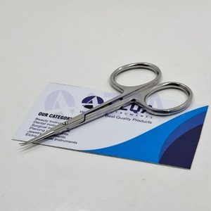 Ciseaux à cuticules ultra-affûtés en acier inoxydable pour les soins professionnels des ongles et les applications de manucure de précision - Product Image 6