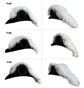 หมวกอัศวินเทมพลาร์ Grand Encampment ขนนกสีขาวทั้งใบ  สั่งซื้อได้ทุกจำนวน จัดส่งทั่วโลก - Product Image 6