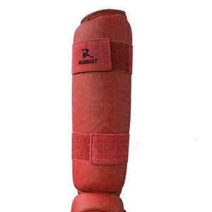 Espinilleras Ligeras de Cuero para Karate, para Entrenamiento de Artes Marciales, Práctica Diaria y Uso al por Mayor - Product Image 3