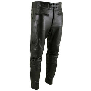 Nouveau design, meilleure arrivée, pantalon en cuir pour homme, taille ajustable, fabriqué en usine, vente en ligne de pantalons en cuir pour homme - Product Image 1