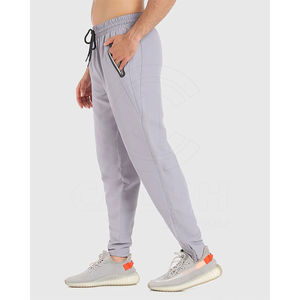 Pantalones casuales de hombre de tela gruesa, lavados, de pierna recta, tipo chándal, precio económico, OEM personalizado - Product Image 3