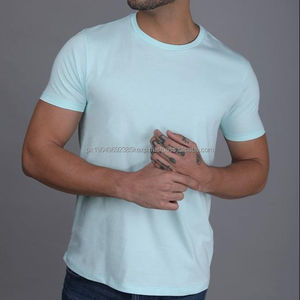 Camiseta Personalizada 100% Algodón Orgánico, Cuello Redondo, Manga Corta, Lisa, Blanca, Transpirable, Tejido de Punto, Talla Grande para Hombre y Mujer - Product Image 1