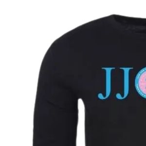 Camiseta de Manga Larga Negra para Hombre, Estilo Casual, de Algodón, Cómoda y Suave para Uso Diario, Marca Jack and Jill, Filadelfia - Product Image 3