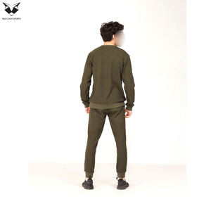 Wholesale Custom Price Men Outer Wear Set, Highest Quality Customized Made In Soft Fabric Plain Men Sweatsuit Set - Product Image 2