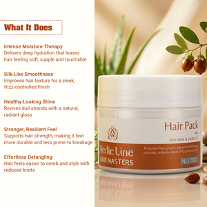 Paquete Capilar de Aloe Vera y Jojoba Natural Más Vendido para una Nutrición Profunda, Reparación del Cabello Seco, Dañado y Encrespado, Disponible para la Venta - Product Image 3