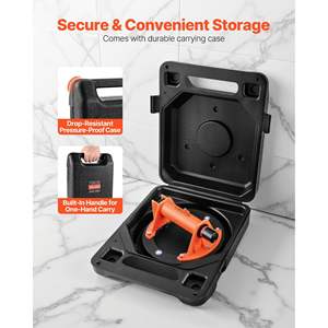 Ventosa de Vacío para Vidrio de 8 Pulgadas con Mango de ABS, Capacidad Máxima de Elevación de 400 Libras, Herramienta de Ventosa para Azulejos, Ventanas Grandes, 1 Unidad - Product Image 6