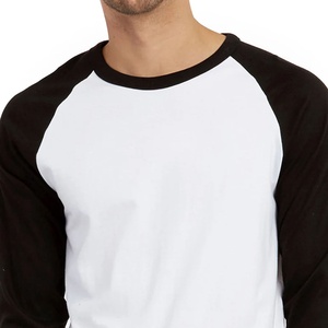 T-shirt pour homme en coton respirant et à séchage rapide, coupe classique, décontracté, uni, grande taille, manches longues, haute qualité, prix de gros - Product Image 2