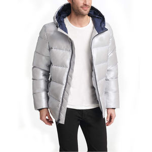 High Quality <b>Men's</b> Customized Logo Printed Waterproof Breathable Winter Sheep <b>Fur</b> Thick Puffer Outdoor <b>Jacket</b> <b>for</b> <b>men</b> - Product Image 4
