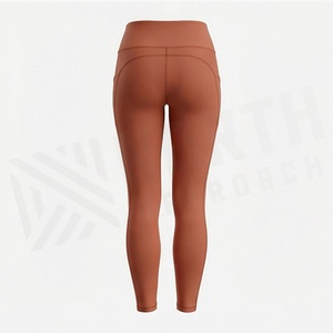 Leggings de yoga pour femmes en polyester et élasthanne, super doux, de haute qualité, très demandés, pour le fitness, dans votre couleur personnalisée - Product Image 2