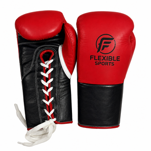 Guantes de Boxeo Profesionales MMA No Boxing No Life, Estilo Mexicano, con Cordones, Dedos Completos, Unisex, Cuero Genuino, Antideslizantes, Absorben la Humedad - Product Image 4