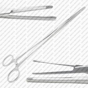 Pinzas Hemostáticas TC Kelly de 10 Pulgadas, Rectas, Pinzas Quirúrgicas Veterinarias, Pinzas Hemostáticas de Acero Inoxidable, Certificación OEM CE - Product Image 2