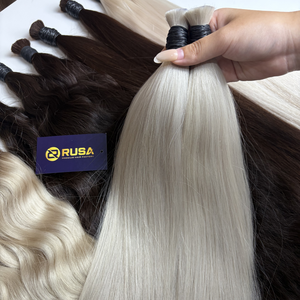 ผมต่อเวียดนามแท้ Rusa แบบเส้นใหญ่  ถักด้วยเครื่องจักร  แบบ Double Weft  หนาพิเศษ 100 กรัม  ปลายผมเต็ม  ทุกสี  แบบพันรอบ  รับสั่งทำพิเศษ - Product Image 4