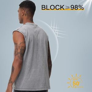 Camiseta sin Mangas para Hombre, Etiqueta Personalizada OEM, Alto Rendimiento, Ropa Casual de Verano, Estilo Urbano, Impresión Puff, 100% Algodón, Secado Rápido - Product Image 2