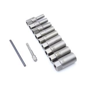 Set di 11 Pezzi per Rimozione di Bulloni, Dadi e Viti Danneggiate, Estrattore per Viti e Dadi Rotti, Set di Utensili per Rimozione - Product Image 5