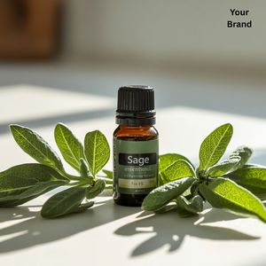ODM OEM Of Natural Sage <b>Essential</b> <b>Oil</b> for Skin, Hair, Perfume Fragrance & Candle Making in Wholesale Price Bulk - Product Image 1