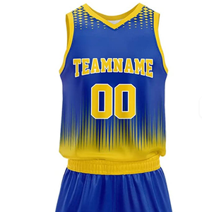 Ensemble de maillots de basket-ball personnalisés de qualité supérieure en gros, 100 % polyester, uniformes de basket-ball pour hommes et femmes - Product Image 3