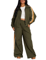 Ensemble coupe-vent 2 pièces pour femme, léger, best-seller, facile à porter, survêtement coupe-vent pour femme