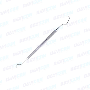 Raspador Dental de Doble Punta de Acero Inoxidable, Juego de Instrumentos Manuales para Eliminar Cálculos, Uso Quirúrgico, Clase I - Product Image 4
