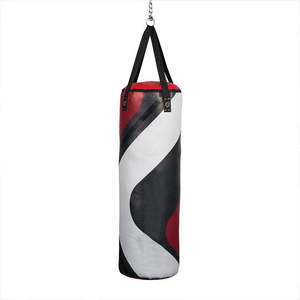 Custom Logo Men's Training <b>Tool</b> Filled with Sands Highly Demanded PU <b>Leather</b> Heavy Boxing Punching Bag with - Product Image 6