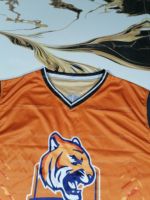 Jersey Baseball Custom OEM Sublimasi Seragam Baseball Bahan Polyester Bernapas untuk Olahraga Tim Pria & Wanita