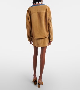 Jupe en cuir véritable de luxe pour femme, taille haute, élégante, coupe ajustée, mode, qualité supérieure, service d'échantillons OEM ODM - Product Image 2