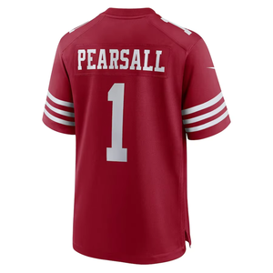 Maillot de <span class=keywords><strong>football</strong></span> américain personnalisé des San Francisco 49ers pour homme, à manches courtes, uniforme de match, séchage rapide, respirant - Product Image 6