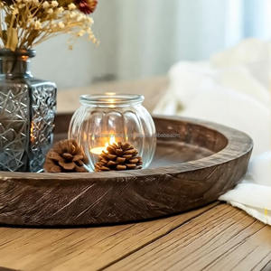 Bandeja de Madera Resistente de la Mejor Calidad, Más Vendida, Duradera, Ecológica, para Servir, Decorativa, para Uso en el Hogar y la Cocina, con Diseño Elegante - Product Image 3