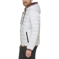 Blouson Bomber matelassé léger et décontracté pour homme, en toile, col montant, collection hiver personnalisée, dernier style
