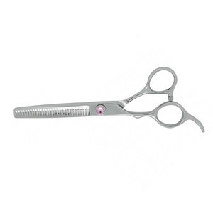 Ciseaux de coiffure professionnels de qualité supérieure, couleur argent, pour effiler les cheveux, avec vis réglable, en acier inoxydable, revêtement spécial, pour salon de coiffure - Product Image 5
