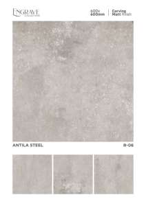 Azulejos de Porcelana de Lujo con Acabado Mate, 600X600MM 24X24, Azulejos de Cerámica Vitrificados para Pisos Interiores Residenciales y Comerciales - Product Image 2