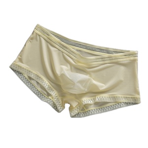 Vente chaude Conception Personnalisée Confortable Nylon Soie Glacée Respirant Cool Hommes Sous-Vêtements Boxer Briefs - Product Image 3