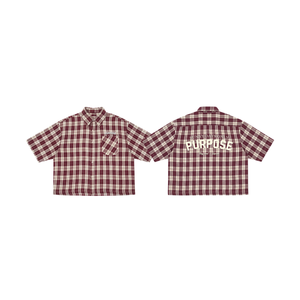 Blusa Corta Unisex de Estilo Vintage, Cuello Alto, Transpirable, 100% Algodón Orgánico, Tejido de Punto, Detalles Bordados - Product Image 3